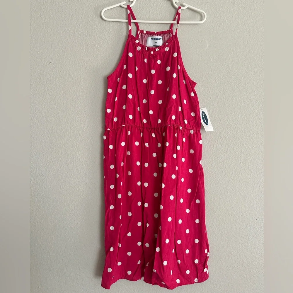 Old Navy Pink Polka Dot Sundress